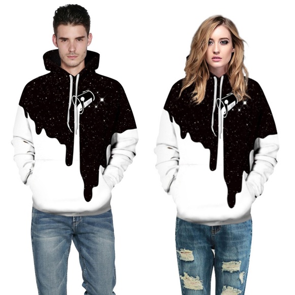 Unisex Fashion Galaxy 3D Hoodie - Picture 3 of 3
